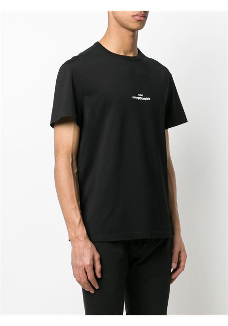 t-shirt distorted logo uomo nera MAISON MARGIELA | S30GC0701 S22816900